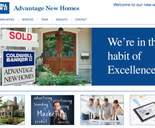Coldwell Banker Advantage New Homes Web